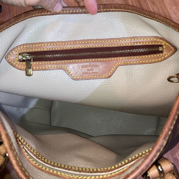 Authentic LV Vintage 90s Bucket Monogram Bag Purse Louis Vuitton Made In France - Picture 12 of 16